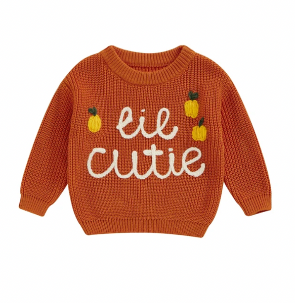 Little Cutie Lemons Knit Sweaters (3 Colors) - PREORDER