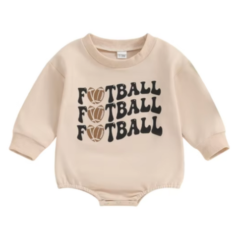 Love Football Romper - PREORDER