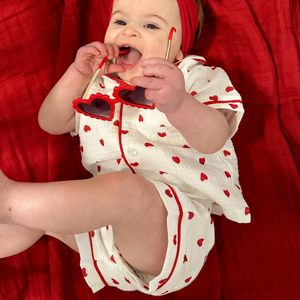 Red Hearts Pajamas (2 Colors) - PREORDER