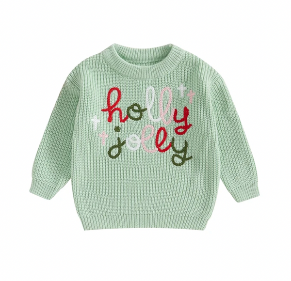 Holly Jolly Crosses Knit Sweaters (5 Colors) - PREORDER