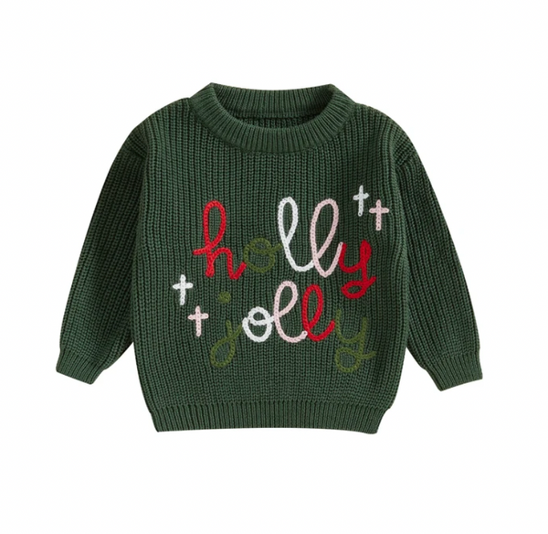 Holly Jolly Crosses Knit Sweaters (5 Colors) - PREORDER