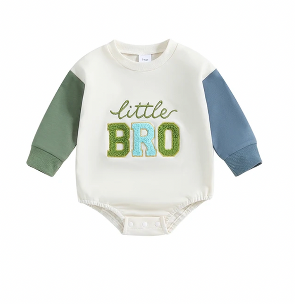 Big/Lil Sister & Brother Embroidered Pullovers & Rompers - PREORDER