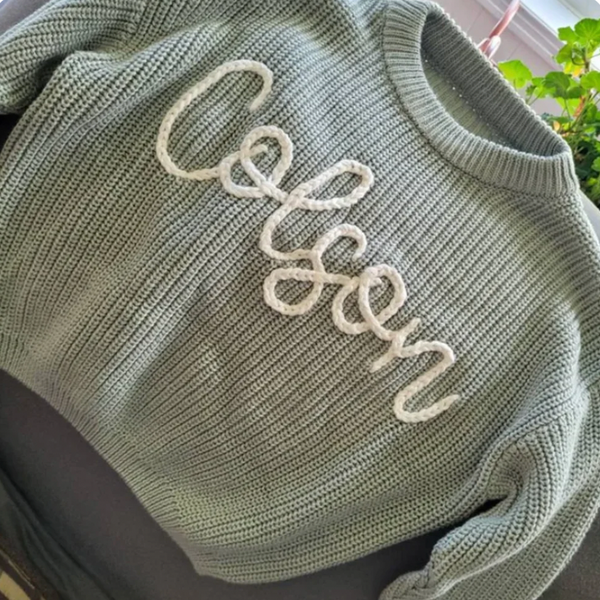 Yarn *CUSTOM* Solid Knit Sweaters (14 Colors)