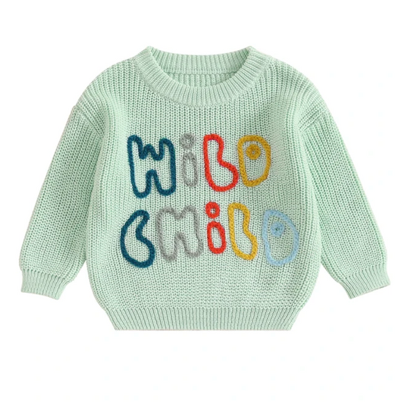 Wild Child Knit Sweaters (2 Colors) - PREORDER