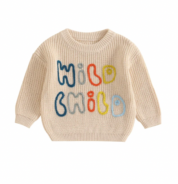 Wild Child Knit Sweaters (2 Colors) - PREORDER