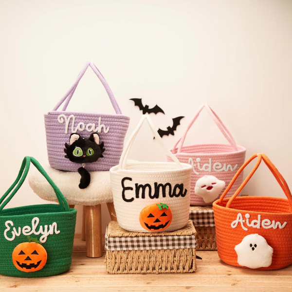 Yarn *CUSTOM* Halloween Baskets (7 Colors) - PREORDER