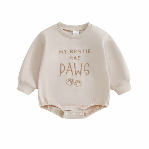 My Bestie Has Paws Romper - PREORDER