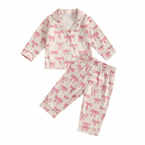 Pretty Pink Bows Pajamas (3 Colors) - PREORDER