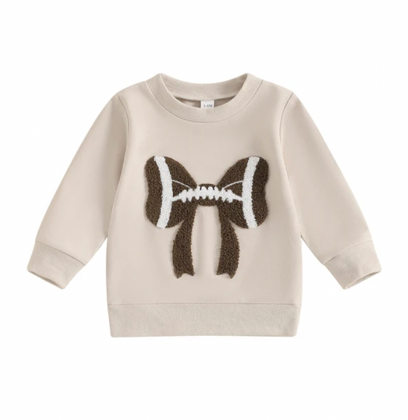 Perfect Football Bow Pullovers (3 Colors) - PREORDER