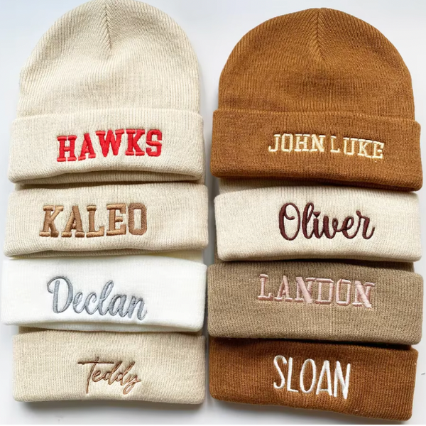 Thread *CUSTOM* Solid Beanie Hats (23 Colors)