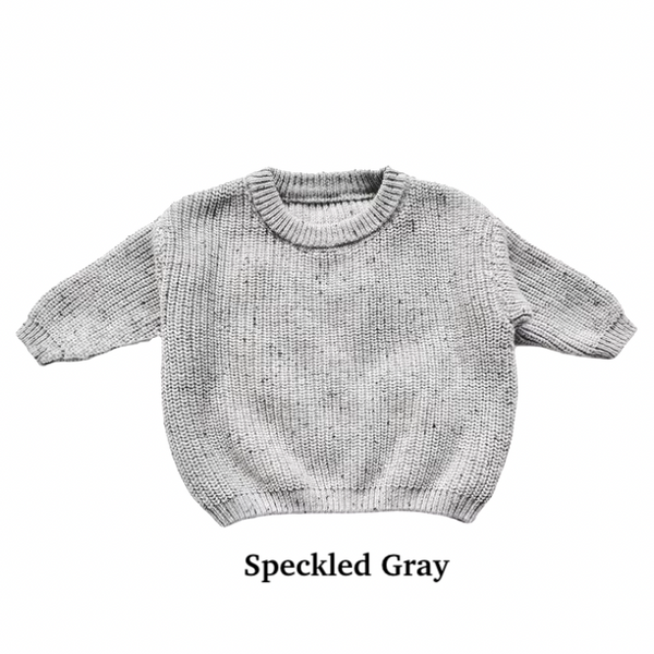 Yarn *CUSTOM* Speckled Knit Sweaters (6 Colors)