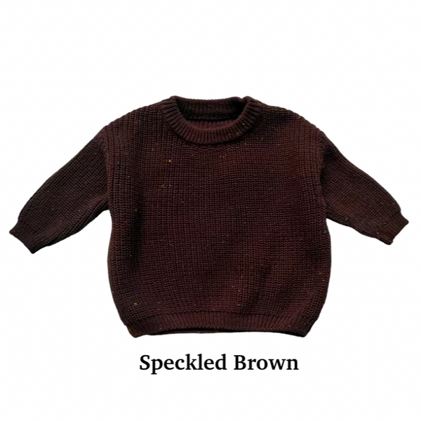 Yarn *CUSTOM* Speckled Knit Sweaters (6 Colors)