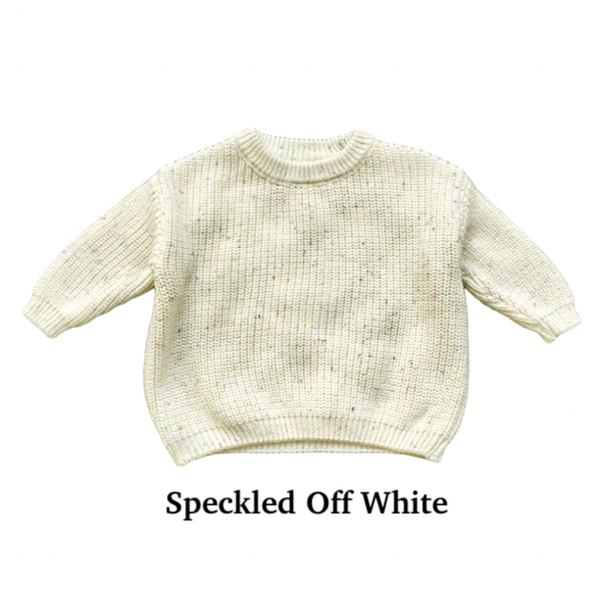 Yarn *CUSTOM* Speckled Knit Sweaters (6 Colors)