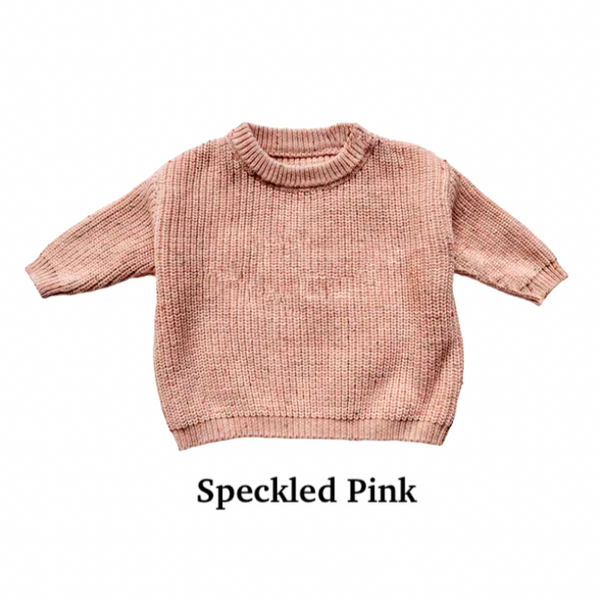 Yarn *CUSTOM* Speckled Knit Sweaters (6 Colors)