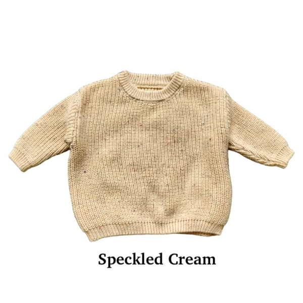 Yarn *CUSTOM* Speckled Knit Sweaters (6 Colors)