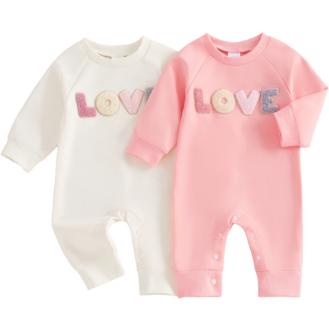 LOVE Pants Romper (2 Colors) - PREORDER