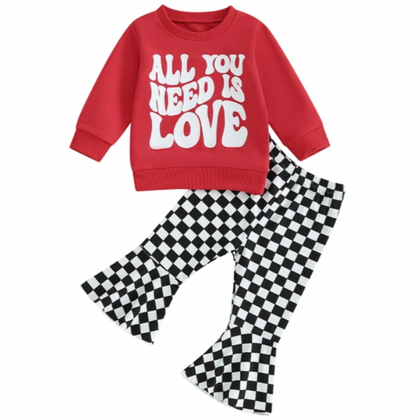 All You Need is Love Bells Outfits (2 Colors) - PREORDER