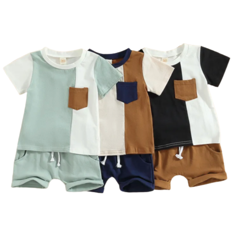 Issac Three Tone Outfits (3 Colors) - PREORDER