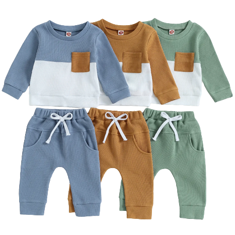 Knox Waffle Outfits (3 Colors) - PREORDER