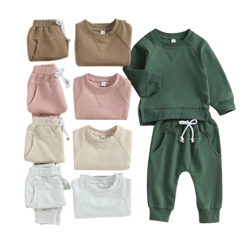 Solid Jogger Outfits (6 Colors) - PREORDER