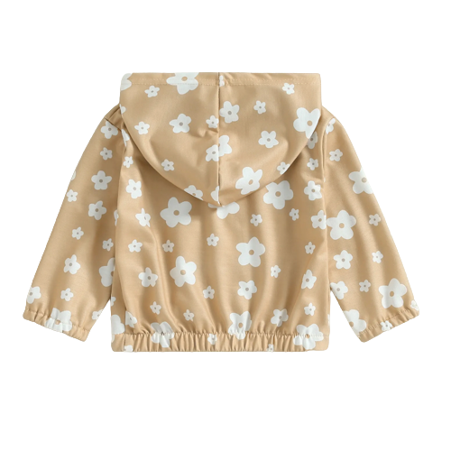 Floral Daisy Hooded Jacket - PREORDER