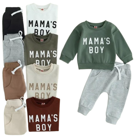 Mamas Boy Outfits (5 Colors) - PREORDER