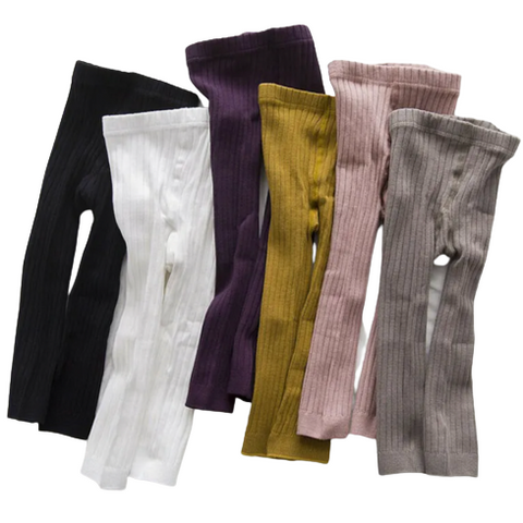 Solid Ribbed Leggings (6 Colors) - PREORDER