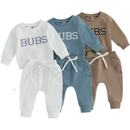 BUBS Embroidered Outfits (3 Colors) - PREORDER