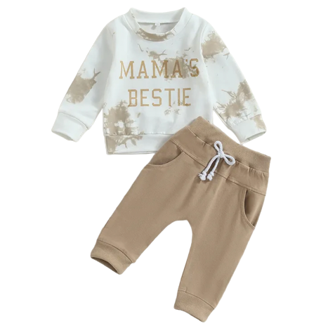 Mamas Bestie Tie Dye Outfit - PREORDER