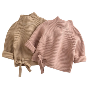 Big Bow Knit Sweaters (2 Colors)