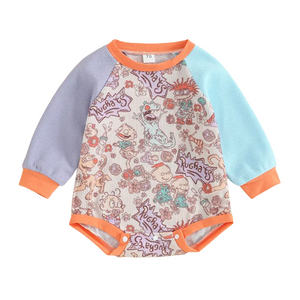 Two Tone Rugrats Romper - PREORDER