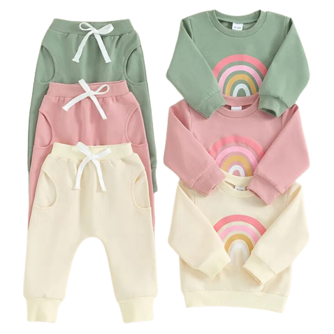 Rainbow Jogger Outfits (3 Colors) - PREORDER