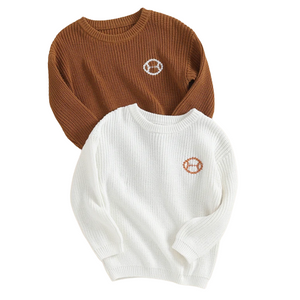 Football Season Knit Sweaters (2 Colors) - PREORDER