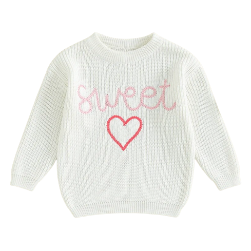 Sweet Heart Knit Sweaters - PREORDER