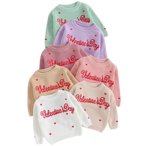 Valentines Day Sweaters (6 Colors) - PREORDER