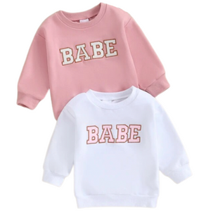 BABE Patch Sweaters (2 Colors) - PREORDER