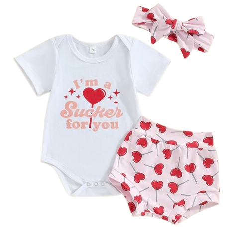 Sucker for YOU Outfit & Bow - PREORDER