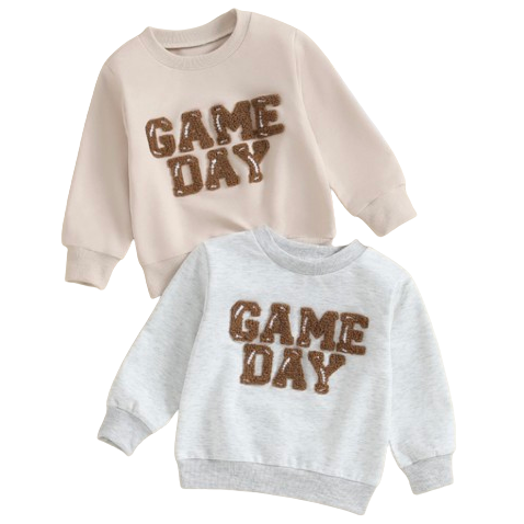 Game Day Patch Pullovers (2 Colors) - PREORDER