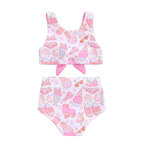 All Things Pink Summertime Reversible Swimsuit - PREORDER