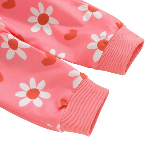 Pink Daisies & Hearts Outfit - PREORDER