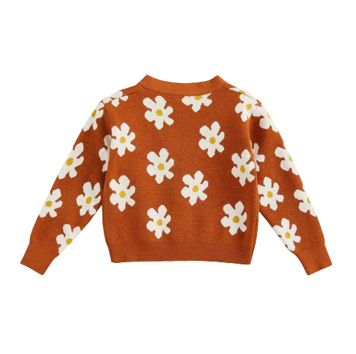 Fall Daisies Cardigan - PREORDER