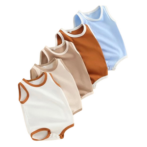 Solid Two Tone Tank Rompers (5 Colors) - PREORDER