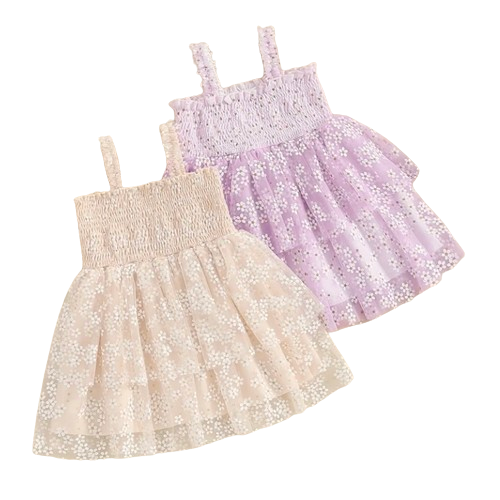 Layered Daisies Dresses (2 Colors) - PREORDER