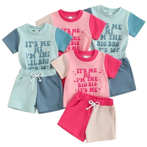 Its Me. Hi. Sibling Outfits (4 Styles) - PREORDER