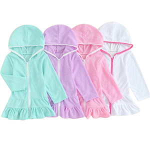 Soft Solid Swimwear Cover Up Dresses (4 Colors) - PREORDER