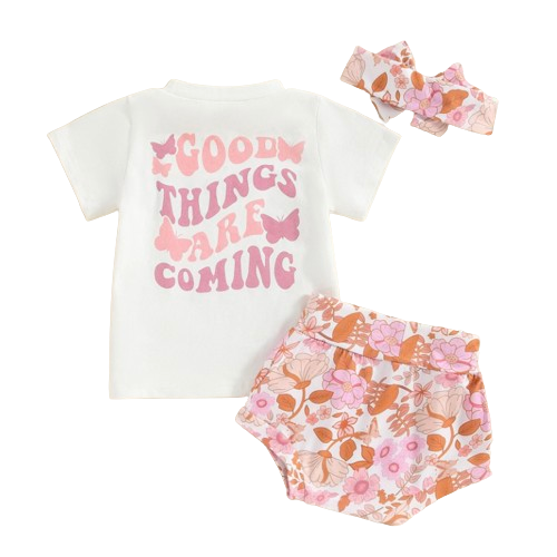 Good Things are Coming Butterfly Outfit & Bow - PREORDER