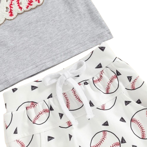 Play Ball Patch Outfit - PREORDER