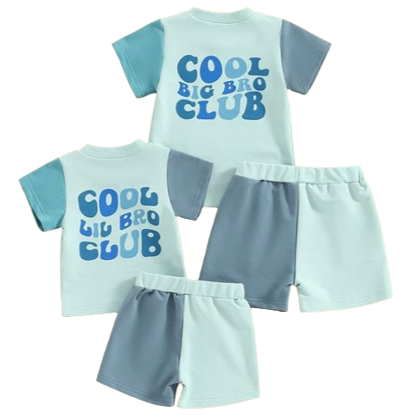 Cool Big & Lil Bro Matching Outfits (2 Styles) - PREORDER