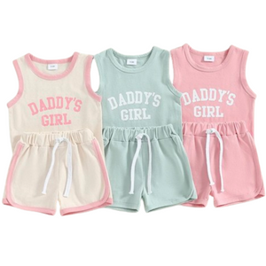 Daddys Girl Tank Outfits (3 Colors) - PREORDER
