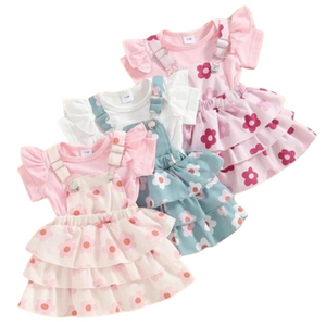 The Perfect Daisies Overall Outfit Dresses (3 Colors) - PREORDER